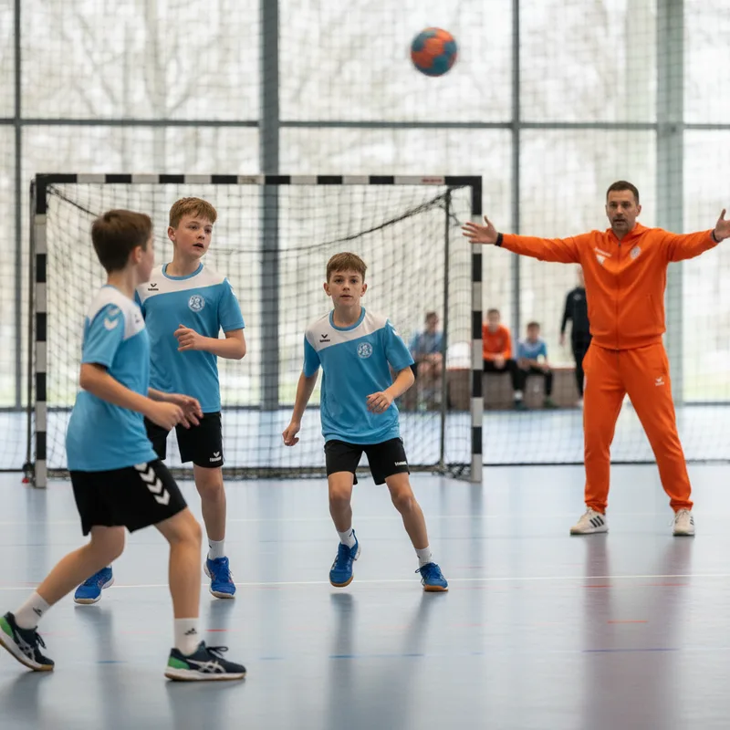 Entraînement handball moins de 15 ans : séances types et exercices terrain